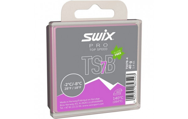 Парафин углеводородный Swix TS7 Black (-2°С -8°С) 40 г TS07B-4 600_380