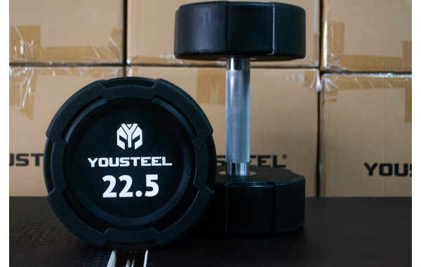 Гантель EVO 22,5кг полиуретановая YouSteel 600_380