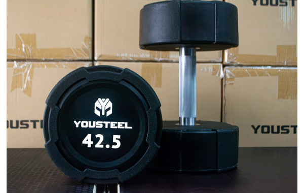 Гантель EVO 42,5кг полиуретановая YouSteel 600_380