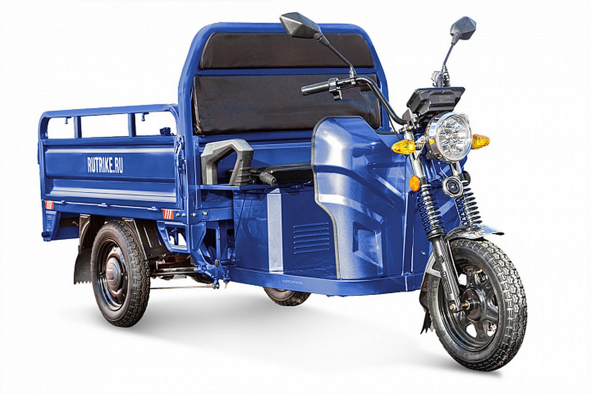 Грузовой электротрицикл RuTrike Мастер 1500 60V1000W 024452-2793 темно-синий матовый 1200_800