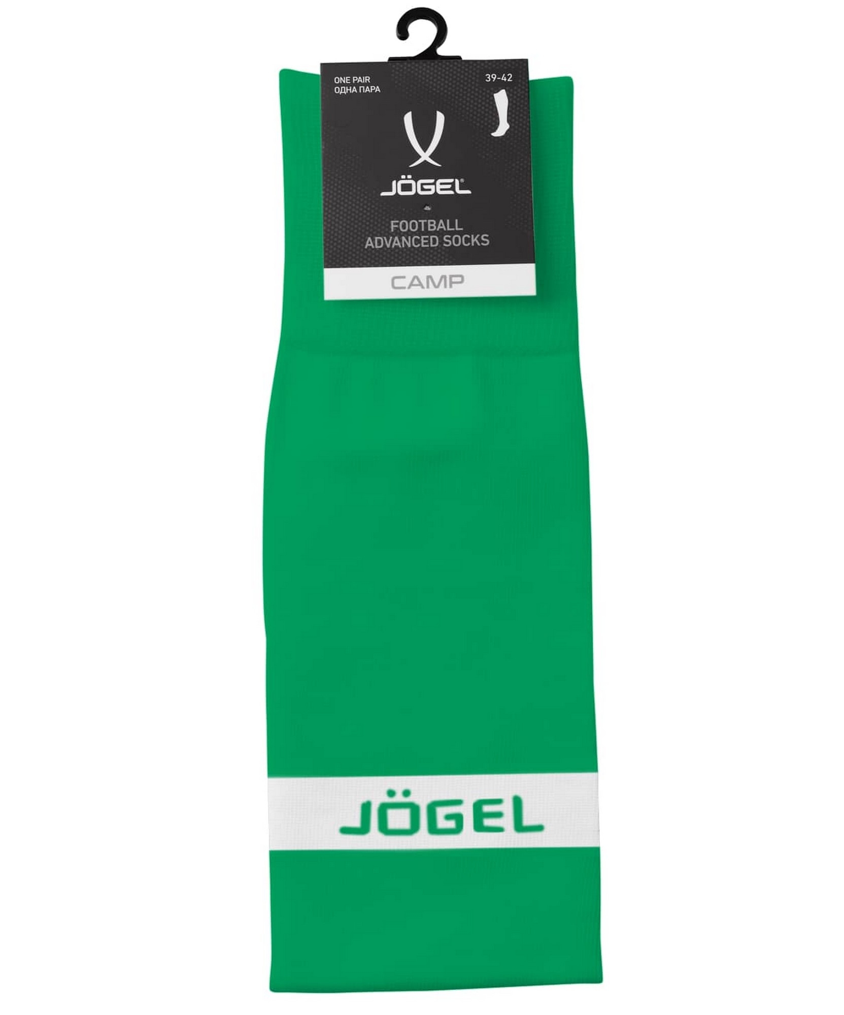 Гетры футбольные Jogel Camp Advanced Socks зеленый\белый 1663_2000