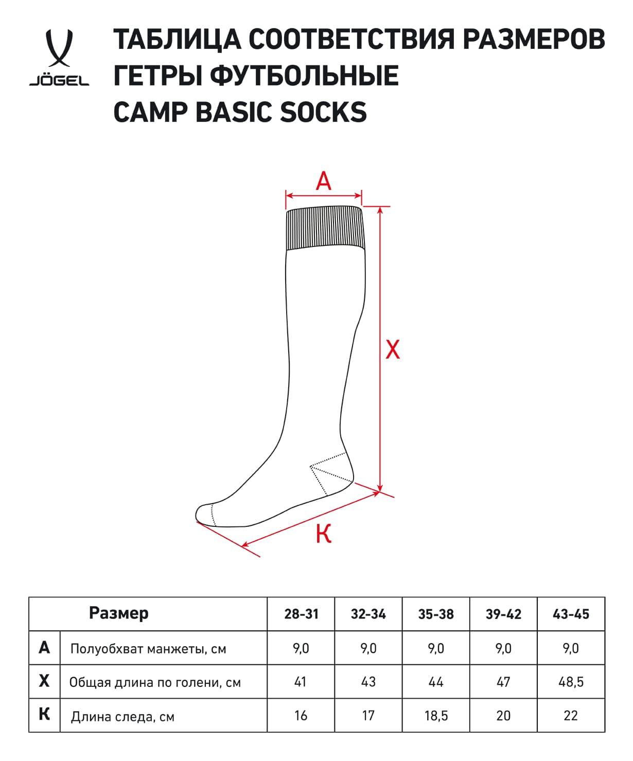 Гетры футбольные Jogel Camp basic socks, голубой/белый 1230_1479