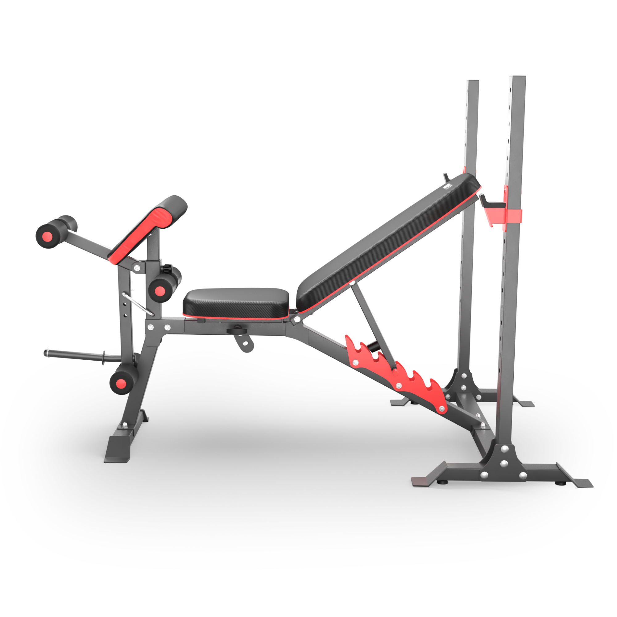 Скамья силовая со стойками UnixFit BENCH 130DD BSBNRK130DD 2000_2000