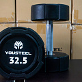 Гантель EVO 32,5кг полиуретановая YouSteel 120_120