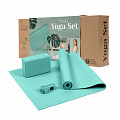 Набор для йоги Myga Yoga Starter Set RY889 бирюзовый 120_120