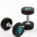 Гантели в уретане 20 кг Live Pro Premium Urethane Dumbbells LP8000-20 120_120